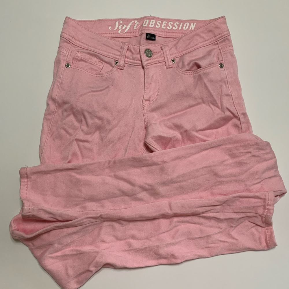 Pink Soft Obsession Jeggings
